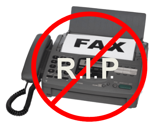 We will no longer receive or send fax effective immediately Jan 16, 2020
